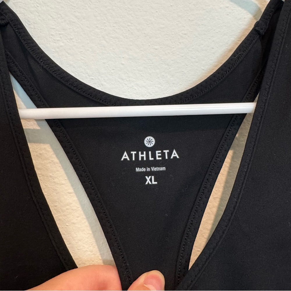 Athleta Black Racerback Tank Top - Picture 5 of 9